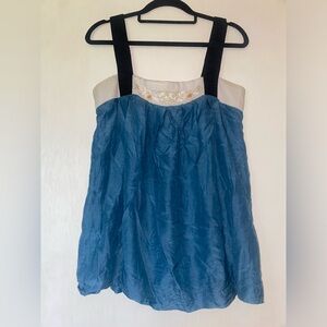 MM couture silk tank top blouse
